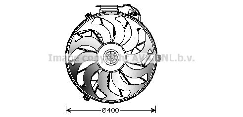 AVA QUALITY COOLING Ventilaator,mootorijahutus BW7507